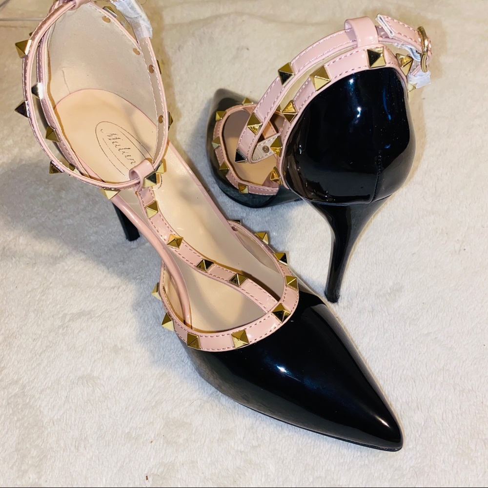 Mulanka High Heels - Studded - Ball Point Size 40